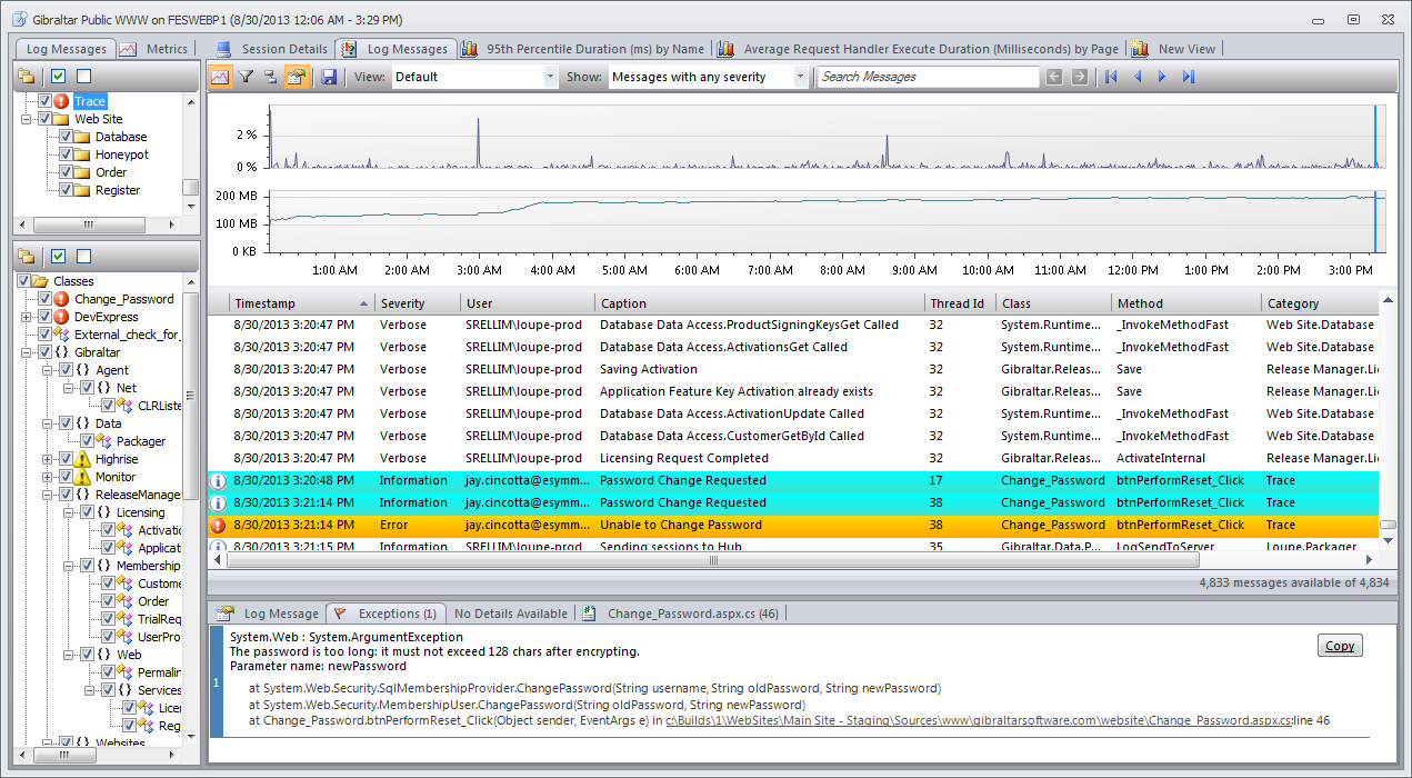 Loupe Log Viewer