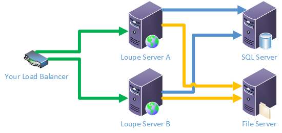 Loupe Server Enterprise Load Balanced Configuration