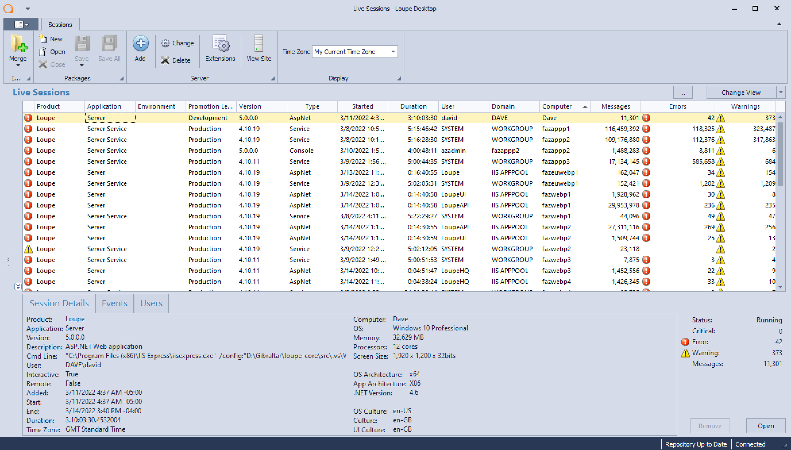Free Log Viewer for .NET and Java Applications - Loupe